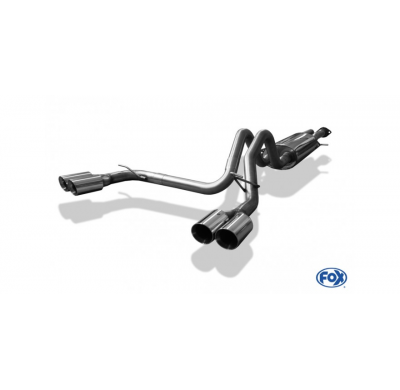 Escape FOX Hummer H2 half system desde el catalizador exit dch/izq - 2x100 25 dch/izq