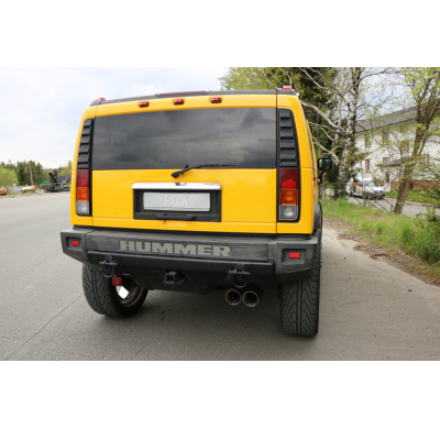 Escape FOX Hummer H2 half system desde el catalizador - 2x114 25