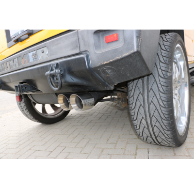 Escape FOX Hummer H2 half system desde el catalizador - 2x114 25
