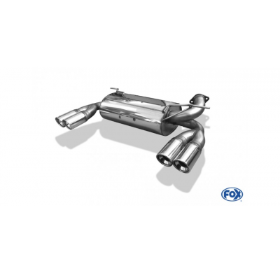 Escape FOX Hummer H3 escape final cross salida duplex - 2x90 17 duplex