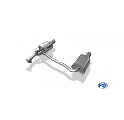 Escape FOX Hyundai Coupe GK - 2,7l V6 escape final duplex - 1x100 17 duplex