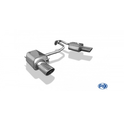 Escape FOX Hyundai Coupe GK - 2,7l V6 escape final duplex - 129x106 32 duplex