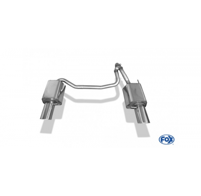 Escape FOX Hyundai Coupe GK - 2,7l V6 escape final duplex - 129x106 32 duplex