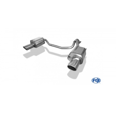 Escape FOX Hyundai Coupe GK - 2,7l V6 escape final duplex - 129x106 32 duplex