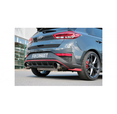 Tubo de escape Hyundai i30N Facelift para el silenciador original - 1x130 tipo 14 derecho/izquierdo