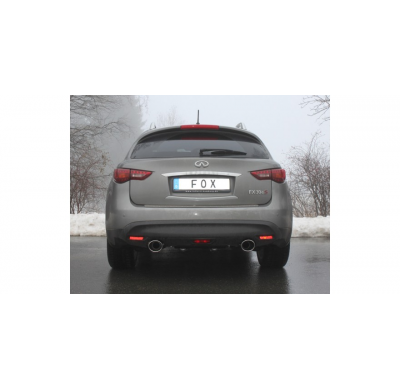 Escape FOX Infiniti FX 30d escape final cross salida duplex - 129x106 32 duplex