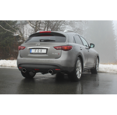 Escape FOX Infiniti FX 30d escape final cross salida duplex - 129x106 32 duplex