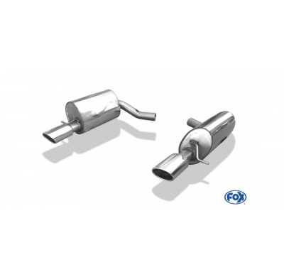 Escape FOX Jaguar S- R escape final duplex &#216;63,5mm - 115x85 32 duplex