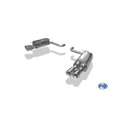 FOX Escape trasero derecho / izquierdo - 2x90 tipo 17 Jaguar XF CC9 Año:2007-2009 4,2l 306kW