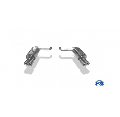 FOX Escape trasero derecho / izquierdo - 2x90 tipo 17 Jaguar XF CC9 Año:2007-2009 4,2l 306kW