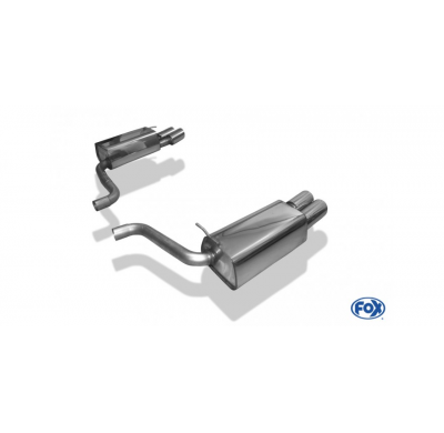 FOX Escape trasero derecho / izquierdo - 2x90 tipo 17 Jaguar XF CC9 Año:2007-2009 4,2l 306kW