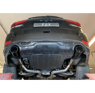 FOX Escape trasero derecho / izquierdo - 129x106 tipo 44 esmalte NEGRO Jeep Grand Cherokee WK II - 6.4l SRT8 de 2014 Año:Desde 2
