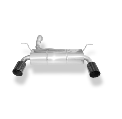 Jeep Wrangler IV - Silenciador trasero JL al otro lado de Salida derecha /izquierda - 1x100 tipo 25 derecha /izquierda negro neg