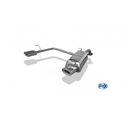 Escape FOX Kia Rio II escape final salida duplex - 135x80 53 duplex