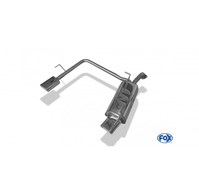 Escape FOX Kia Rio II escape final salida duplex - 135x80 53 duplex