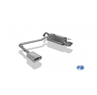 Escape FOX Kia Rio II escape final salida duplex - 135x80 53 duplex