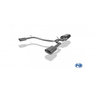 Escape FOX Lexus RX 400H - HXU3 escape final salida duplex - 135x80 53 duplex