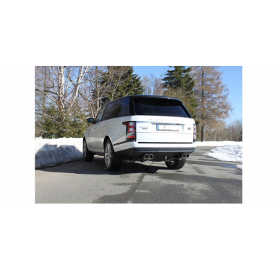 Escape FOX Range Rover IV 4,4l Diesel - MK Escape final Duplex - 2x90 16 dch/izq