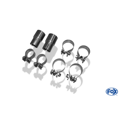 Escape FOX Range Rover IV 4,4l Diesel - MK Escape final Duplex - 2x90 16 dch/izq