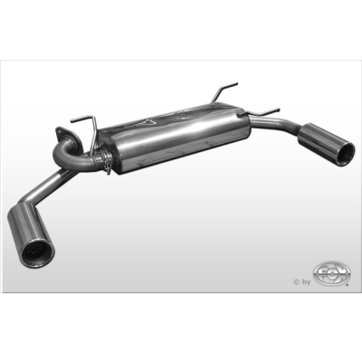 Escape FOX Mazda MX5 NB escape final salida duplex - 1x90 13 duplex