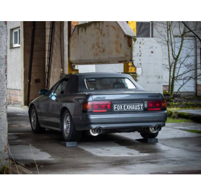 Mazda RX7 - Silenciador final FC derecho/izquierdo - 1x100 tipo 10 Fox exhaust