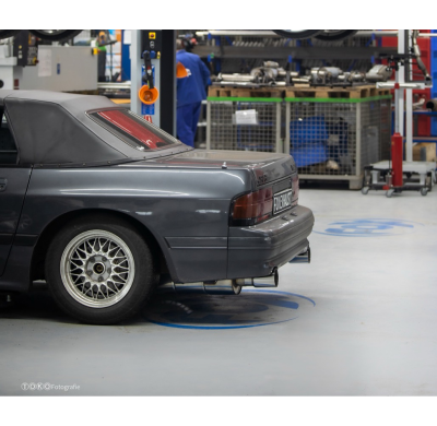 Mazda RX7 - Silenciador final FC derecho/izquierdo - 1x100 tipo 10 Fox exhaust