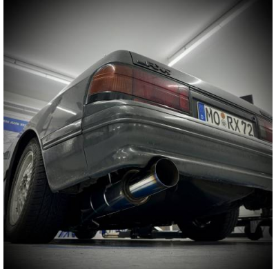 Mazda RX7 - Silenciador FC Final izquierdo estilo JDM - 1x114 tipo 10 Fox exhaust