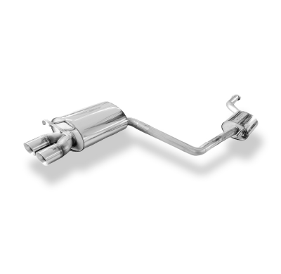 Silenciador delantero y final para Mercedes 190 W201 - 2x76 tipo 16 Fox exhaust