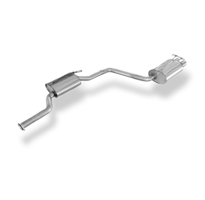 Silenciador delantero y final para Mercedes 190 W201 - 2x76 tipo 16 Fox exhaust
