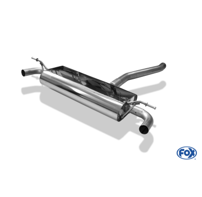 Escape FOX Mercedes C-Klasse 176/245 escape final duplex - without tail pipes