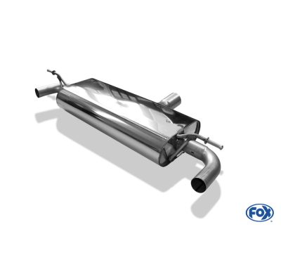 Escape FOX Mercedes C-Klasse 176/245 4-matic escape final duplex - without tail pipes