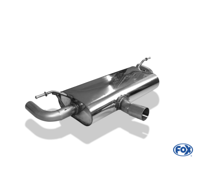 Escape FOX Mercedes C-Klasse 176/245 4-matic escape final duplex - without tail pipes