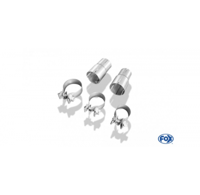 Escape FOX Mercedes A-Class 176  4-matic - paragolpes Brabus escape final duplex - 2x76 type 16 duplex