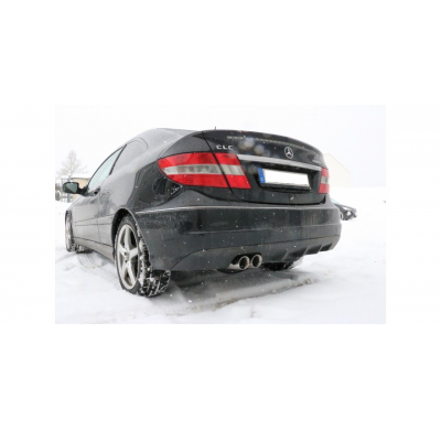 Escape trasero FOX Mercedes Clase C Sport Coupé CL203 + CLC - 2x76 tipo 25