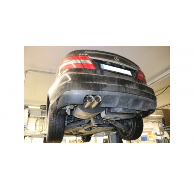 Escape trasero FOX Mercedes Clase C Sport Coupé CL203 + CLC - 2x76 tipo 25