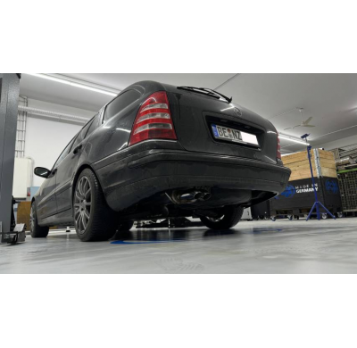 Silenciador final Mercedes Clase C W203/S203 - 2x63 tipo 28 Fox exhaust