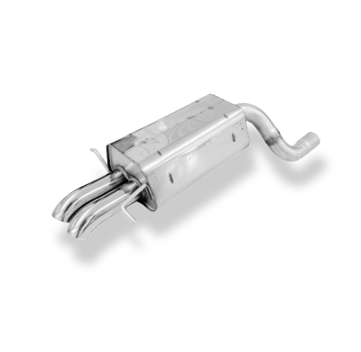 Silenciador final Mercedes Clase C W203/S203 - 2x63 tipo 28 Fox exhaust