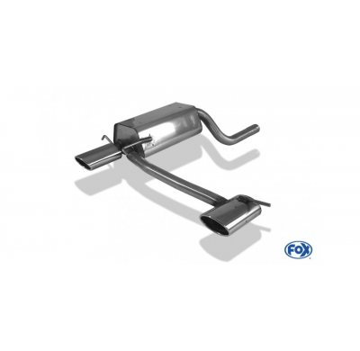 Escape FOX Mercedes C-Class W203/ S203 escape final salida duplex - 115x85 32 duplex