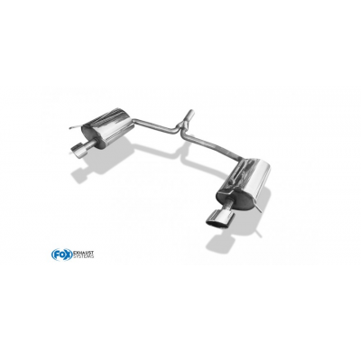 Escape FOX Mercedes C-Class 4 cylinders - W204/S204 AMG-Paket escape final duplex with y-connection - 115x85 38 duplex