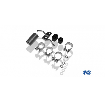 Escape FOX Mercedes C-Class 4 cylinders - W204/S204 AMG-Paket escape final duplex with y-connection - 2x115x85 32 duplex