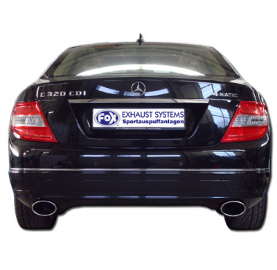 Escape FOX Mercedes C-Class 6 cylinders - W204/S204 escape final duplex - 140x90 32 duplex