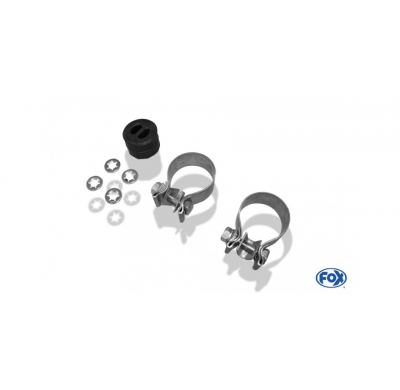 Escape FOX Mercedes C-Class 4 cylinders - W204/S204 AMG-Paket escape final duplex with y-connection - 2x115x85 32 duplex