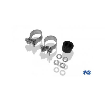 Escape FOX Mercedes C-Class 6 cylinders - W204 - AMG-Paket escape final duplex - 115x85 38 duplex