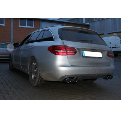 Escape FOX Mercedes C-Klasse 205 sedan/ Break escape final duplex with y-pipe - 2x115x85 32 duplex