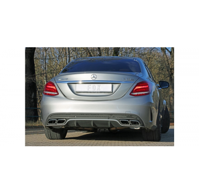 Escape FOX Mercedes C-Klasse AMG C63 S - escape final duplex - tail pipes are original