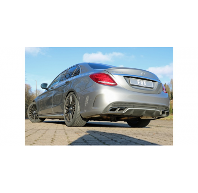Escape FOX Mercedes C-Klasse AMG C63 S - escape final duplex - tail pipes are original