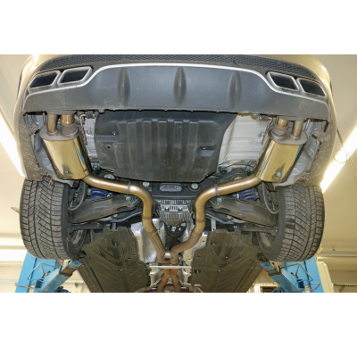 Escape FOX Mercedes C-Klasse AMG C63 S - escape final duplex - tail pipes are original