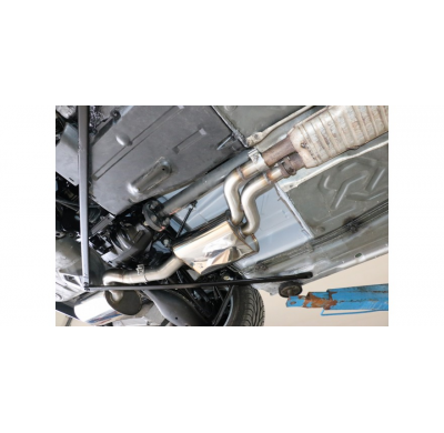 Escape delantero Mercedes E-Klasse W124 Cabrio Ø70mm