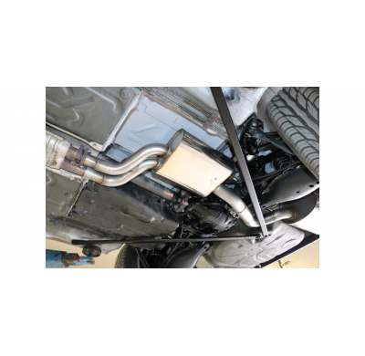 Escape delantero Mercedes E-Klasse W124 Cabrio Ø70mm