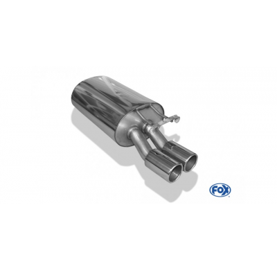 Escape FOX Mercedes E-Class W124 notchback escape final Ø70mm - 2x80 12